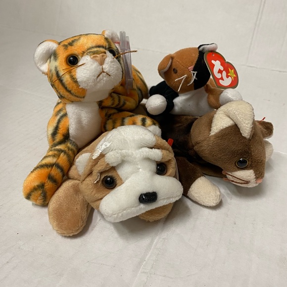 Lot of 4 TY Bennie Babies - Picture 2 of 8